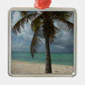 Aruban Beach I Beauful Natuur Scene Metalen Ornament (Voorkant)