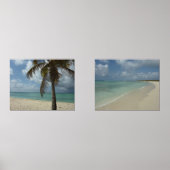 Aruban Beach I Beauful Natuur Scene Muurkunst Sets (Voorkant)
