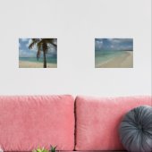 Aruban Beach I Beauful Natuur Scene Muurkunst Sets (Woonkamer)