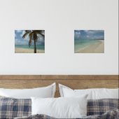 Aruban Beach I Beauful Natuur Scene Muurkunst Sets (Slaapkamer)