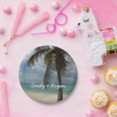 Aruban Beach I Beauful Natuur Scene Papieren Bordje (Feest)