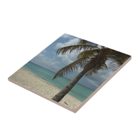 Aruban Beach I Beauful Natuur Scene Tegeltje (Zijkant)
