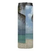 Aruban Beach I Beauful Natuur Scene Thermosbeker (Achterkant)