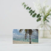 Aruban Beach I Beauful Natuur Scene Visitekaartje (Staand voorkant)