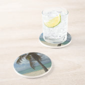 Aruban Beach I Beauful Natuur Scene Zandsteen Onderzetter (Zijkant)