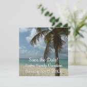 Aruban Beach I Save the Date (Staand voorkant)