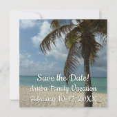 Aruban Beach I Save the Date (Voorkant)