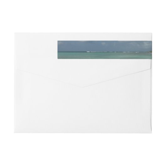 Aruban Beach II Beauful Natuur Scene (Achterkant)