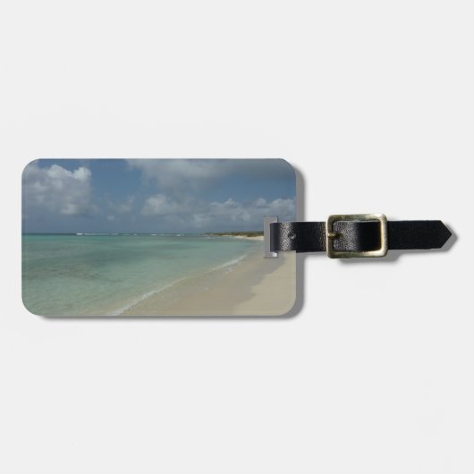 Aruban Beach II Beauful Natuur Scene Bagagelabel (Voorkant horizontaal)