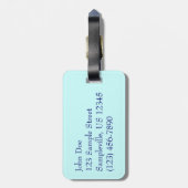 Aruban Beach II Beauful Natuur Scene Bagagelabel (Achterkant verticaal)