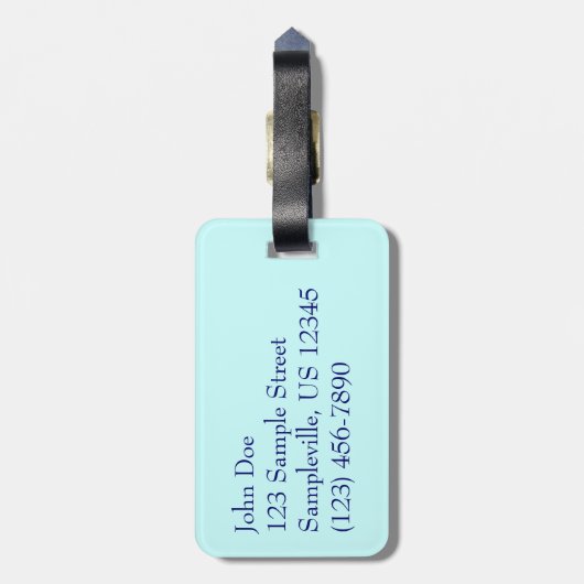 Aruban Beach II Beauful Natuur Scene Bagagelabel (Achterkant verticaal)