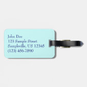 Aruban Beach II Beauful Natuur Scene Bagagelabel (Achterkant horizontaal)