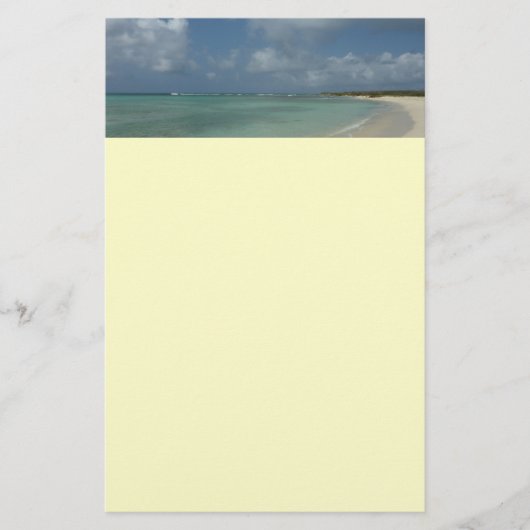 Aruban Beach II Beauful Natuur Scene Briefpapier (Voorkant)