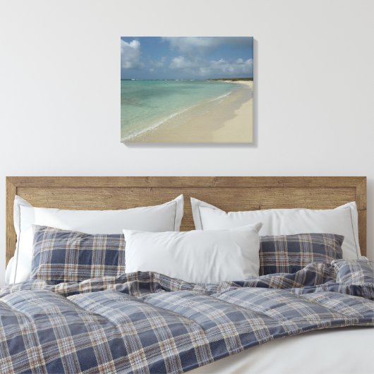 Aruban Beach II Beauful Natuur Scene Canvas Afdruk (Insitu (Slaapkamer))