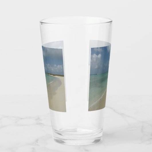 Aruban Beach II Beauful Natuur Scene Glas (Rechts)