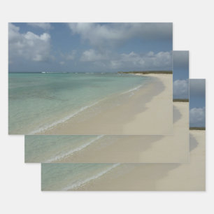 Aruban Beach II Beauful Natuur Scene Inpakpapier Vel