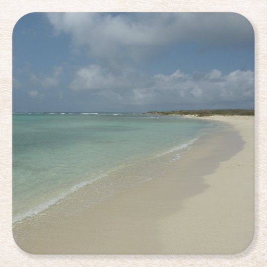 Aruban Beach II Beauful Natuur Scene Kartonnen Onderzetters (Voorkant)
