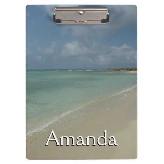 Aruban Beach II Beauful Natuur Scene Klembord (Voorkant)