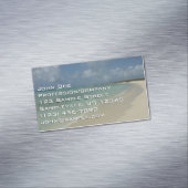 Aruban Beach II Beauful Natuur Scene Magnetisch Visitekaartje (Voorbeeld)