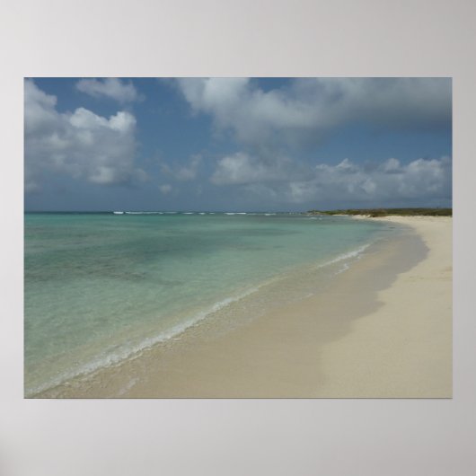 Aruban Beach II Beauful Natuur Scene Poster (Voorkant)