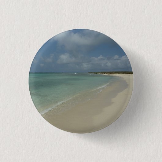 Aruban Beach II Beauful Natuur Scene Ronde Button 3,2 Cm (Voorkant)