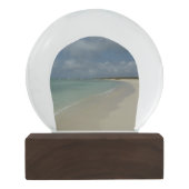 Aruban Beach II Beauful Natuur Scene Sneeuwbol (Achterkant)