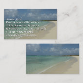 Aruban Beach II Beauful Natuur Scene Visitekaartje (Voorkant / Achterkant)