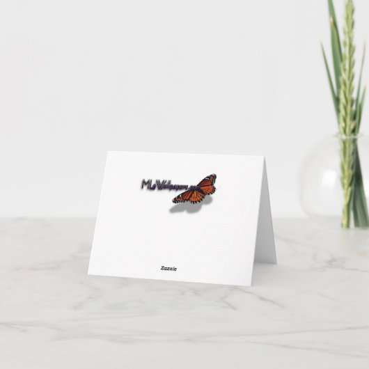 Aruban Beach Ik dank u voor uw kaart (Achterkant)