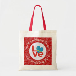 Aruban Flag Red Letters LOVE White op Red Tote Bag