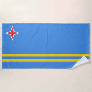 Aruban Flag Strandlaken