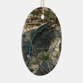 Aruban Whiptail Lizard tropische dierfotografie Keramisch Ornament (Rechts)