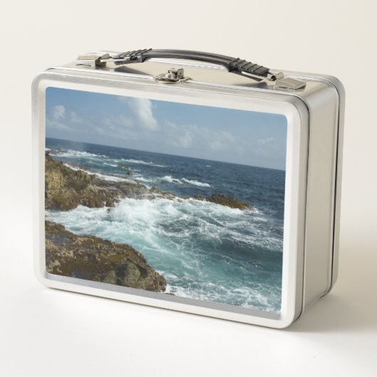 Aruba's Rocky Coast and Blue Ocean (Voorkant)