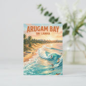 Arugam Bay Sri Lanka Briefkaart (Staand voorkant)