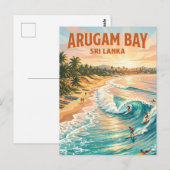 Arugam Bay Sri Lanka Briefkaart (Voorkant / Achterkant)