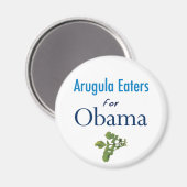 Arugula Eaters voor Obama Magnet (Voorkant / Achterkant)