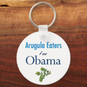 Arugula Eaters voor Obama-Sleutelhanger Sleutelhanger (Voorkant)