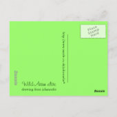 arum elve briefkaart (Achterkant)