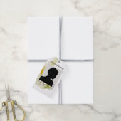 Arum lelie rouwlint labels cadeaulabel (Met Touw)