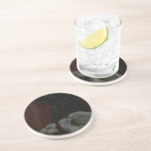 Arum Lelies 1 Zandsteen Onderzetter (Zijkant)