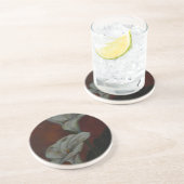 Arum Lelies 2 Zandsteen Onderzetter (Zijkant)