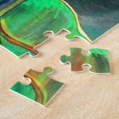 Arum Lily waterverf originele kunst schilderij Legpuzzel (Zijkant)