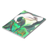 Arum Lily waterverf originele kunst schilderij Notitieblok (Linkerzijde)