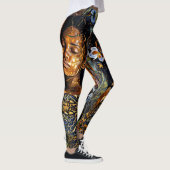 "Arumáya" Jaguar's Bloom - Vrouwen in het Amazoneg Leggings (Rechts)
