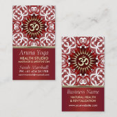 Aruna Yoga Eastern New age Visitekaartje (Voorkant / Achterkant)