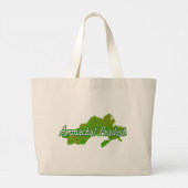 Arunachal Pradesh Grote Tote Bag (Achterkant)