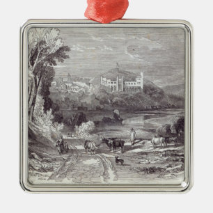 Arundel Castle en Town Metalen Ornament