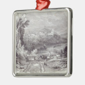 Arundel Castle en Town Metalen Ornament (Links)