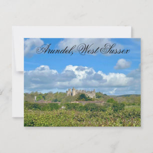 Arundel Castle in de lente, West Sussex Briefkaart