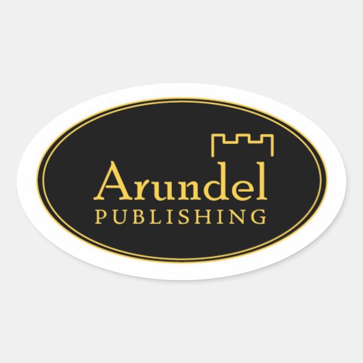 Arundel Logo Ovale Sticker (Voorkant)