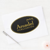 Arundel Logo Ovale Sticker (Envelop)